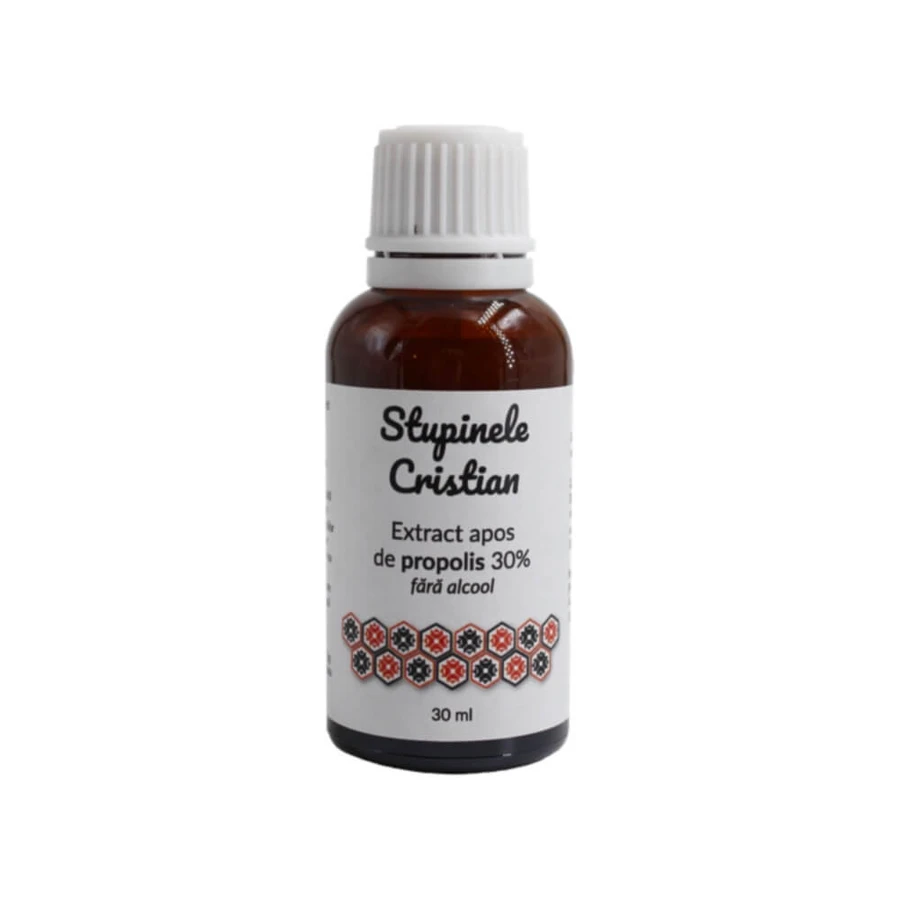 Propolis waterig extract 30% alcoholvrij, 30 ml, Netelroos Cristian