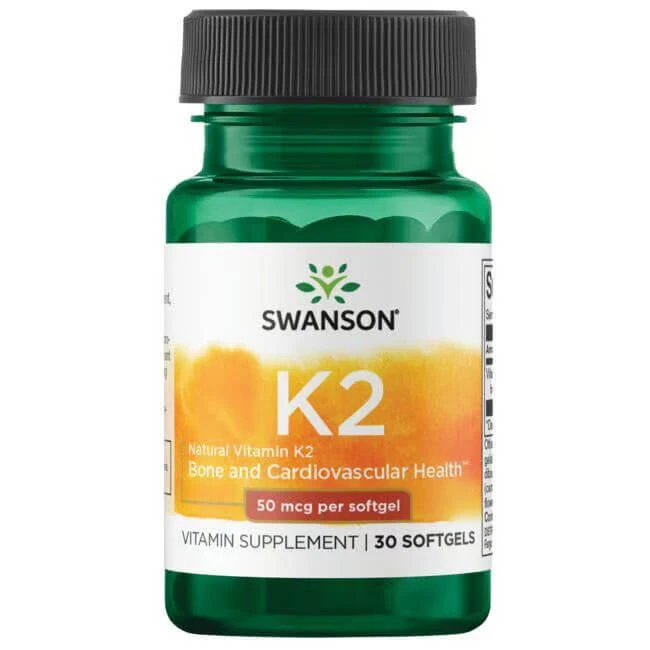 Ultra Natural Vitamine K2, 50 mg, 30 capsules, Swanson