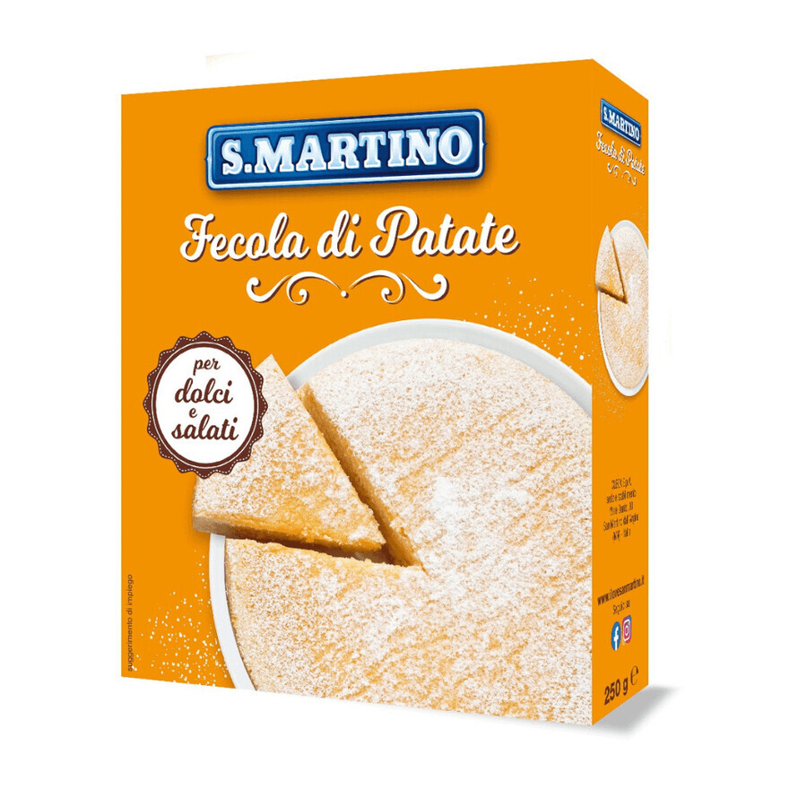 Glutenfreie Kartoffelstärke, 250 g, S.Martino