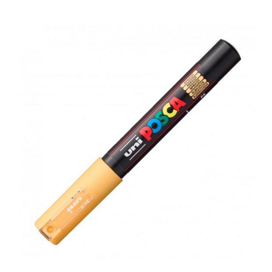 Water-based marker PC-1M Uni, 0.7 MM, Lime Orange, Posca