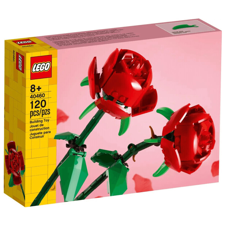 Rosas, 8+ años, 40460, Lego Flores