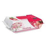 Erdbeerfeuchte Servietten, 120 Stück, Sleepy