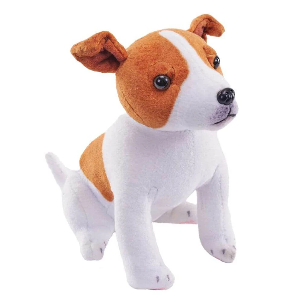 Pluche knuffel Puppy met geluid, 14 cm, Jack Russell Terrier, Wild Republic