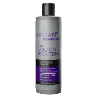 Shampoo anti-caduta dei capelli con biotina e caffeina, 350 ml, Urban Care