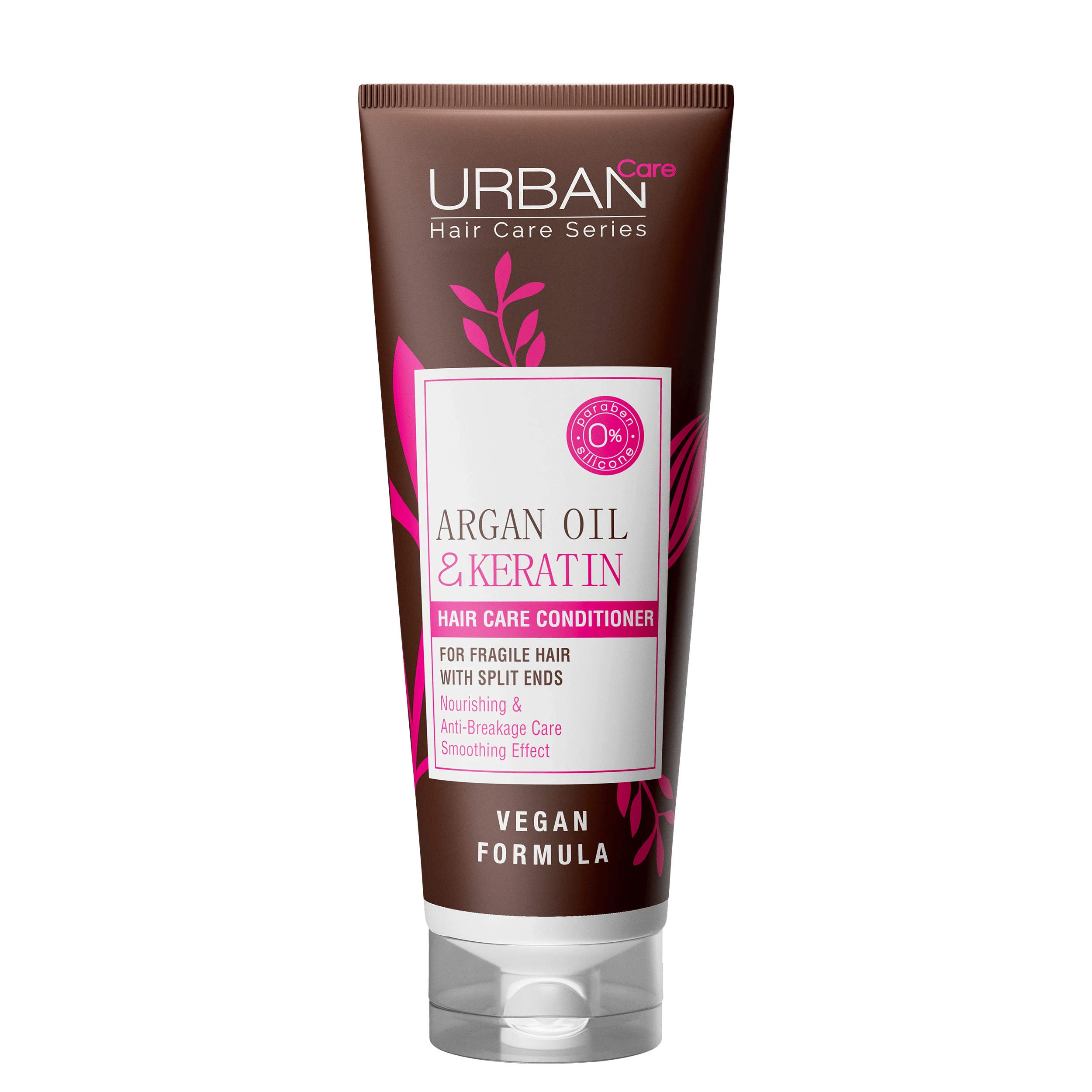 Conditioner voor breekbaar haar met arganolie en keratine, 250 ml, Urban Care