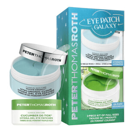 Cucumber Eye Patches, 60 pieces + Water Drench Eye Patches, 60 pieces, Peter Thomas Roth