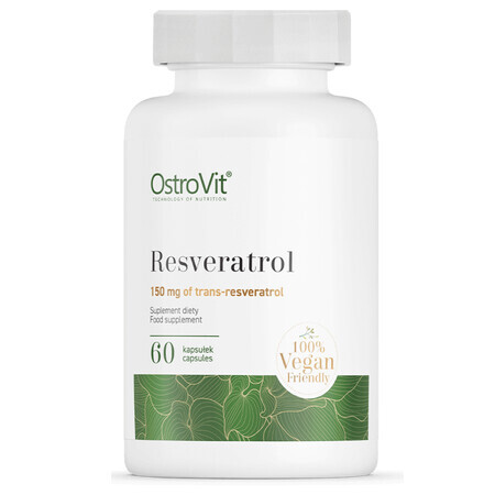 Resveratrol, 60 plantaardige capsules, OstroVit