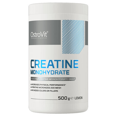 Creatine Monohydraat Met Citroensmaak, 500 g, OstroVit