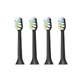 Recharge pour brosse à dents électrique, noire, 4 pièces, AQ-102, Aquapick