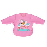 Waterproof bib with long sleeves, 53-106, Falmingo, SeviBebe