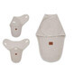 Wikkelsysteem voor baby&#39;s, thermofrotte stof, 0-3 maanden, Beige, Miminu