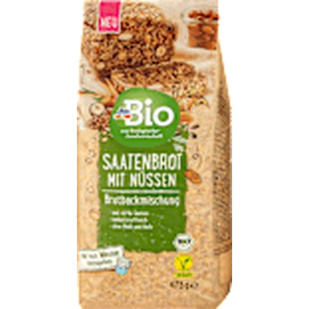 dmBio Pan de frutos secos, 475 g