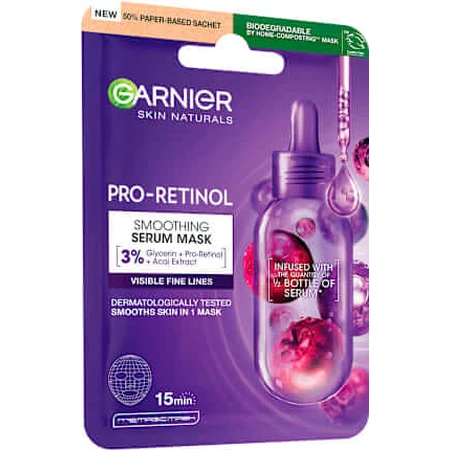 Garnier Skin Naturals Gezichtsmasker met Retinol, 22 g