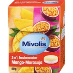 Mivolis Traubenzucker 2 in 1 Mango-Passionsfrucht, 50 g