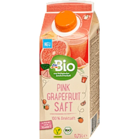 dmBio Pink grapefruit juice, 750 ml