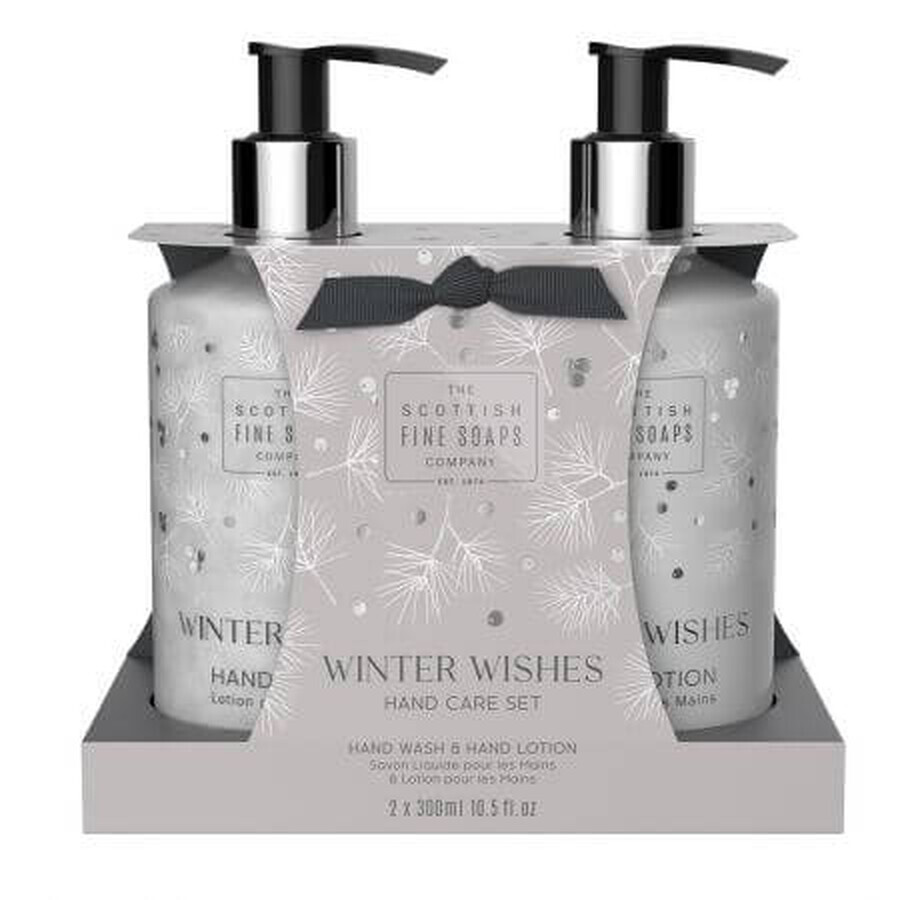 Winterwensen handverzorgingsset, 2 x 300 ml, Scottish Fine Soaps