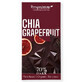 Zwarte chocolade 70% Bio met chia en grapefruit, 60 g, Benjamissimo