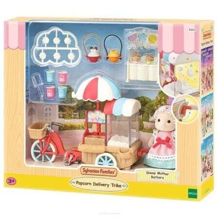 Popcorn driewieler statiefset Sylvanian Families, +3 jaar, Epoch