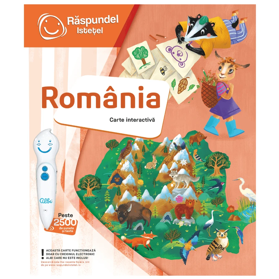 Interaktives Buch Rumänien, +6 Jahre, Raspundel Istetel