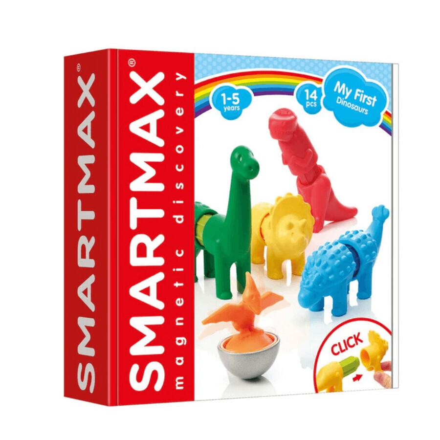 My First Dinosaurs Magnetspiel, 14 Teile, Smart Max