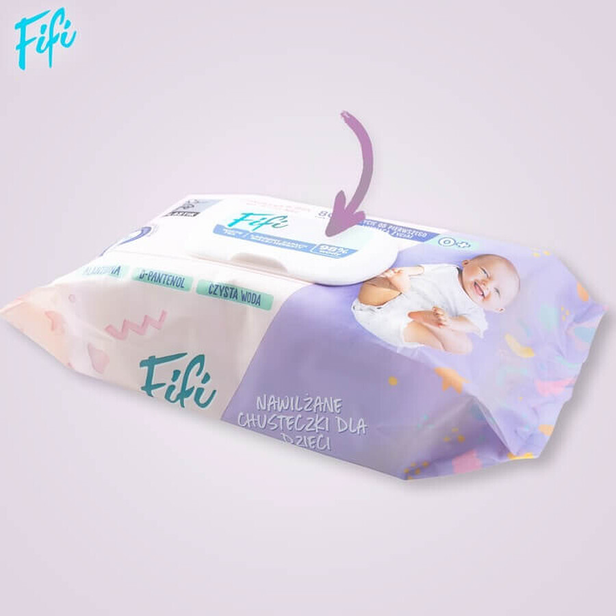 Opharm Fifi set, toallitas húmedas para niños, 10 x 80 unidades