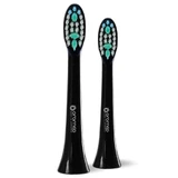 Oromed, replacement tips for Oro-Sonic X Pro toothbrush, black, 2 pieces