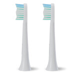 Oromed, replacement tips for Oro-Sonic X Pro toothbrush, white, 2 pieces