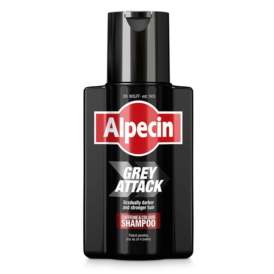 Alpecin Grey Attack Caffeine & Colour champú colorante 200 ml