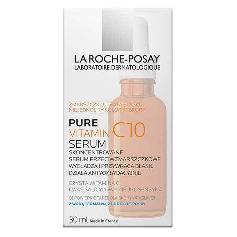 La Roche-Posay Pure Vitamin C12, konzentriertes Anti-Falten-Serum mit Vitamin C, empfindliche Haut, 30 ml