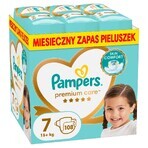 Pampers Premium Care, diapers, size 7, 15+ kg, 108 pcs