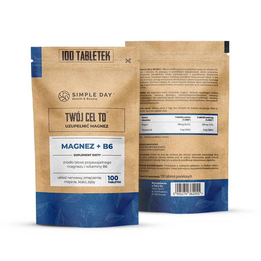 Magnesium + B6, 100 tabletten