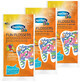 DenTek Kids Fun Flosser set, flossborstels voor kinderen, 3 x 40 stuks