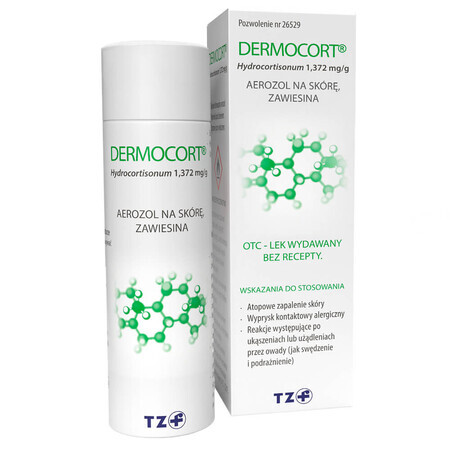 Dermocort 1,372 mg/g, suspensie, cutane spray, 38,25 g