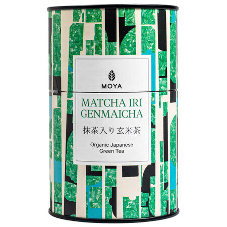 Moya Matcha Matcha IRI Genmaicha, thé vert japonais biologique, 60 g