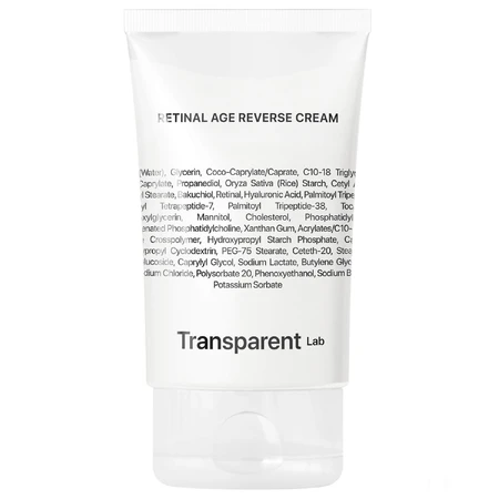 Transparent Lab Retinal Age Reverse Cream, Anti-Ageing-Gesichtscreme mit Retinal, 50 ml