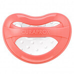 Curaprox Baby, sucette, silicone, corail, taille 2, 18-36 mois, 1 pc