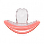 Curaprox Baby, sucette, silicone, corail, taille 2, 18-36 mois, 1 pc