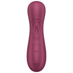 Satisfyer Pro 2 Generation 3 Connect App, masaj clitoridian vibrator fără contact, controlat prin aplicație, roșu