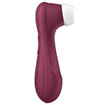 Satisfyer Pro 2 Generation 3 Connect App, masaj clitoridian vibrator fără contact, controlat prin aplicație, roșu