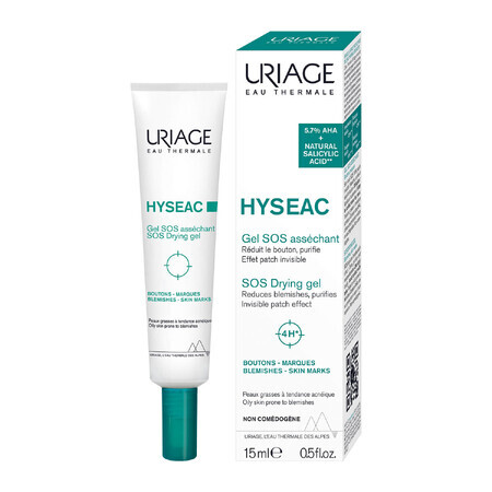 Uriage Hyseac, gel SOS contro le imperfezioni, 15 ml