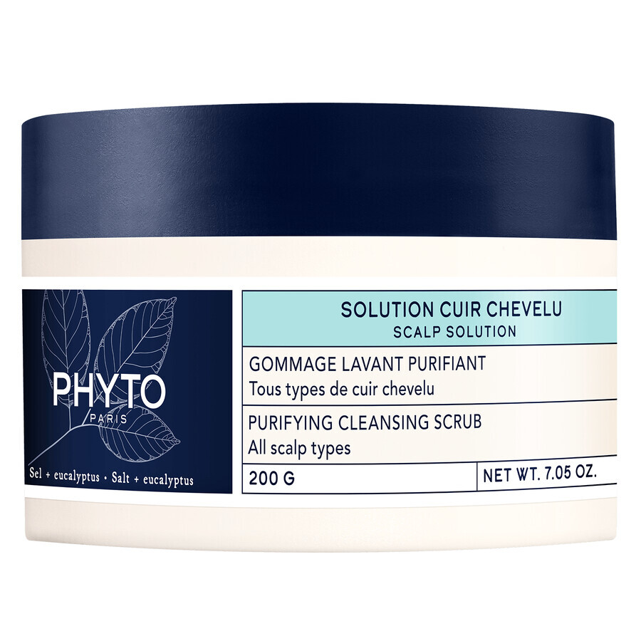 Phyto Scalp Solution, scrub per il cuoio capelluto, 200 g