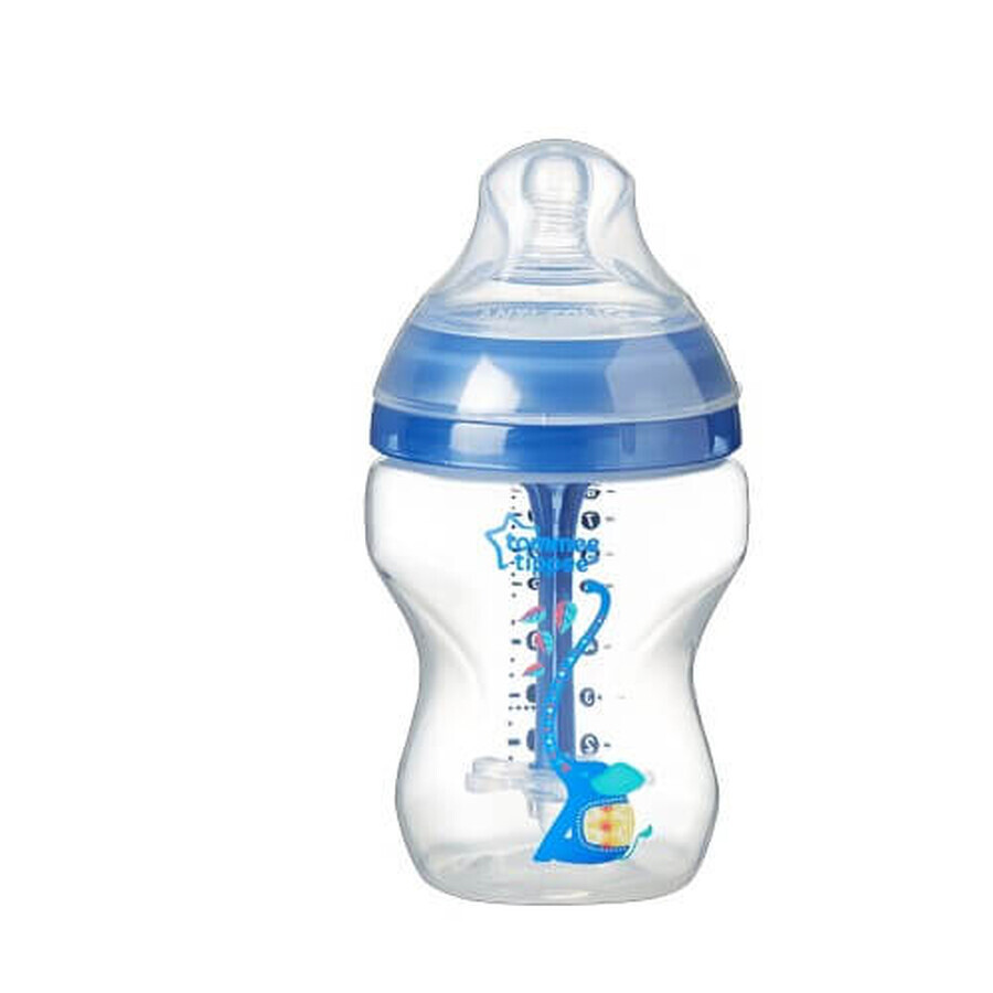 Antikoliekfles met temperatuursensor, 260 ml, +0 maanden, Tommee Tippee