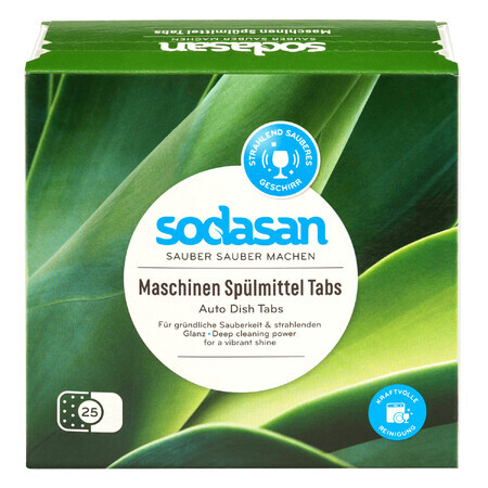 Sodasan, Dishwasher tablets, Bio, 25 pieces