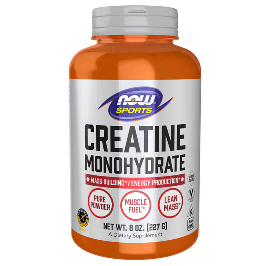 Now Sports Creatine monohydrate, powder, 227 g