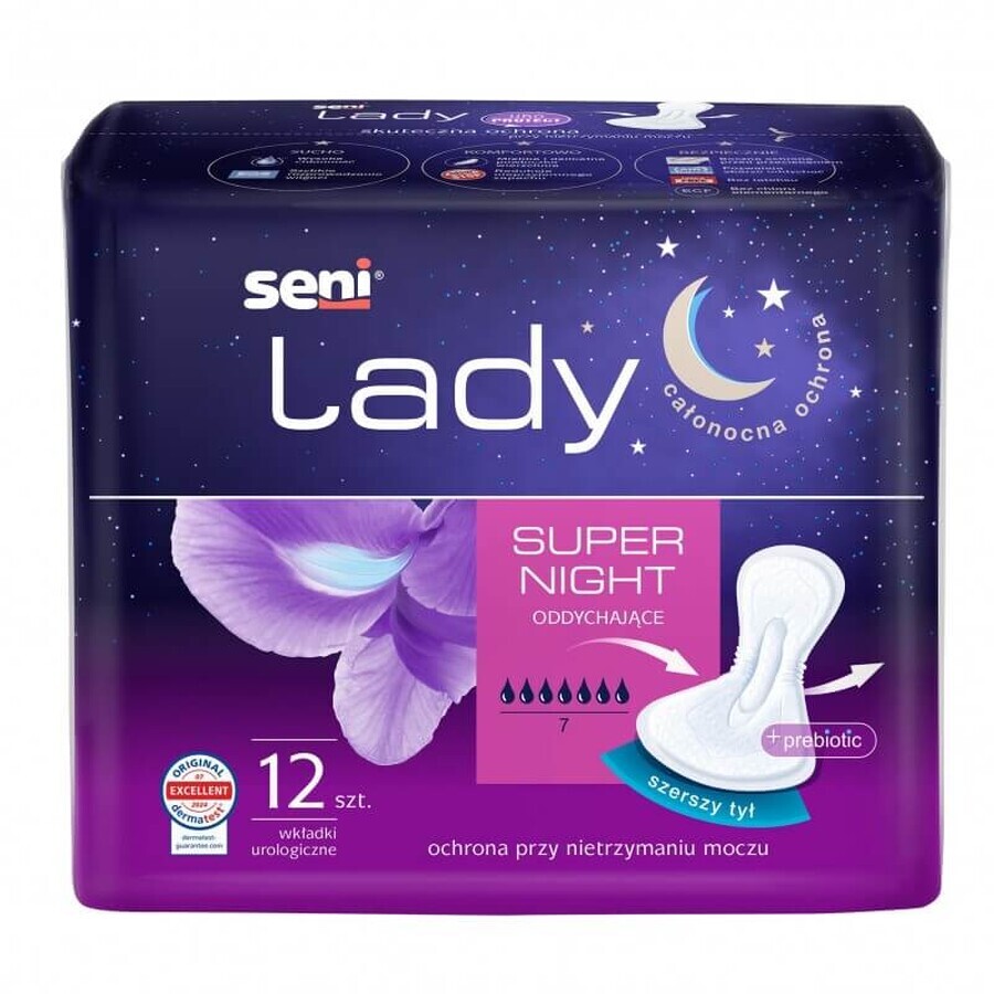 Lady Breasts, plantillas urológicas, Super Night, 12 uds.