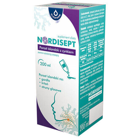 Nordisept Ijsheiligen met zink, siroop, 150 ml