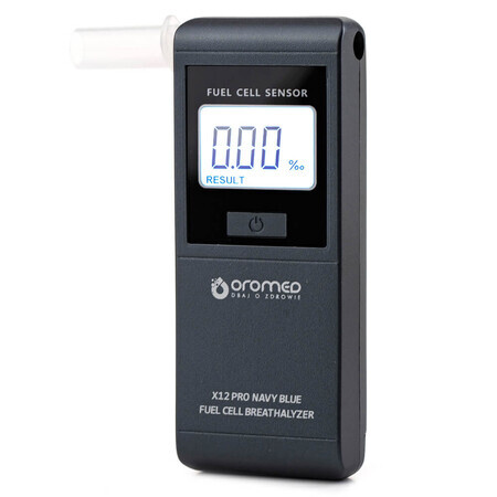 Oromed X12 Pro, elektrochemische alcoholtester, marineblauw