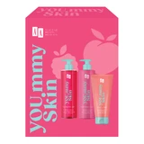 AA You.mmy Skin set, body cream 400 ml + shower gel with oil 400 ml + body scrub 200 ml