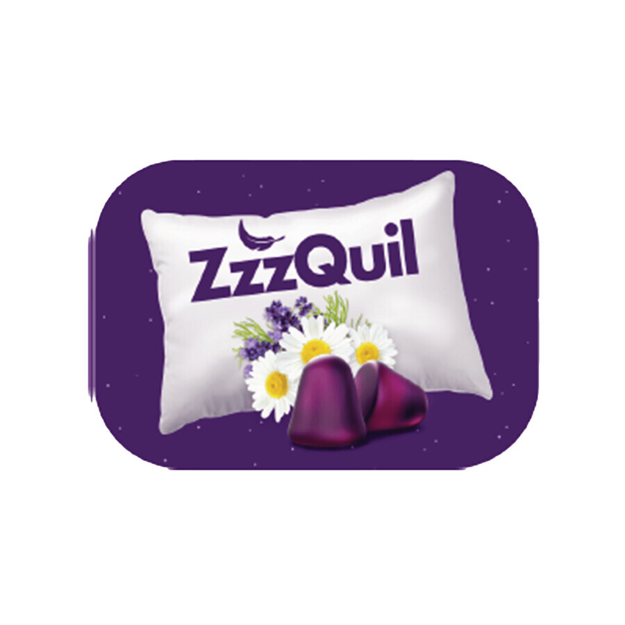 ZzzQuil Nature, jelly beans, 60 stuks + gratis reisdoos voor jelly beans