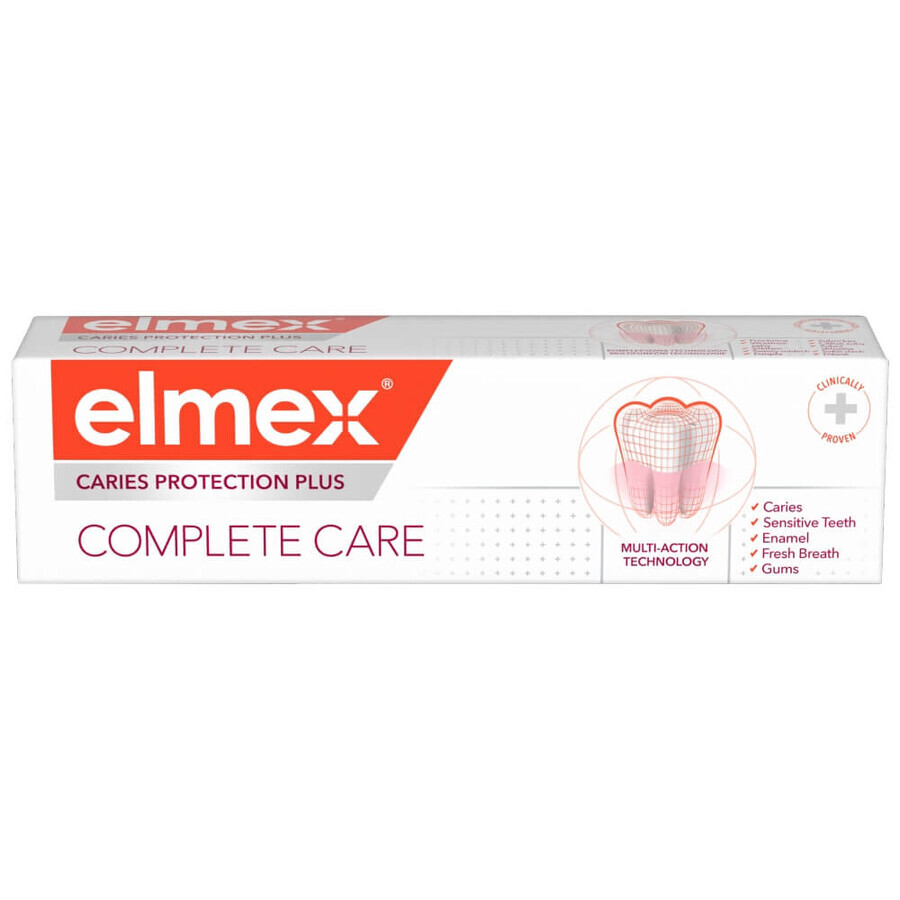 Pasta dentífrica Elmex Caries Protection Plus Complete Care 75 ml